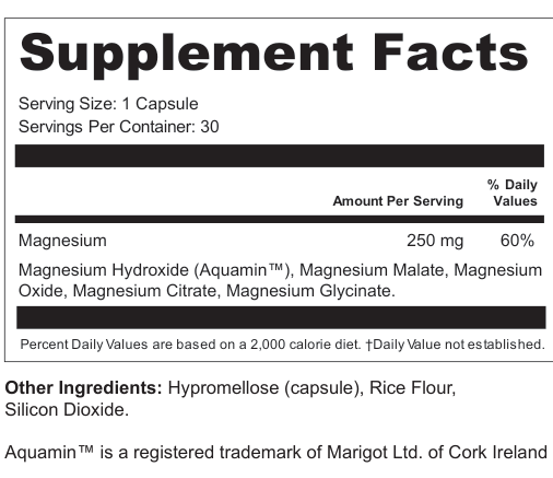 Supplement Facts for Stonewhisper